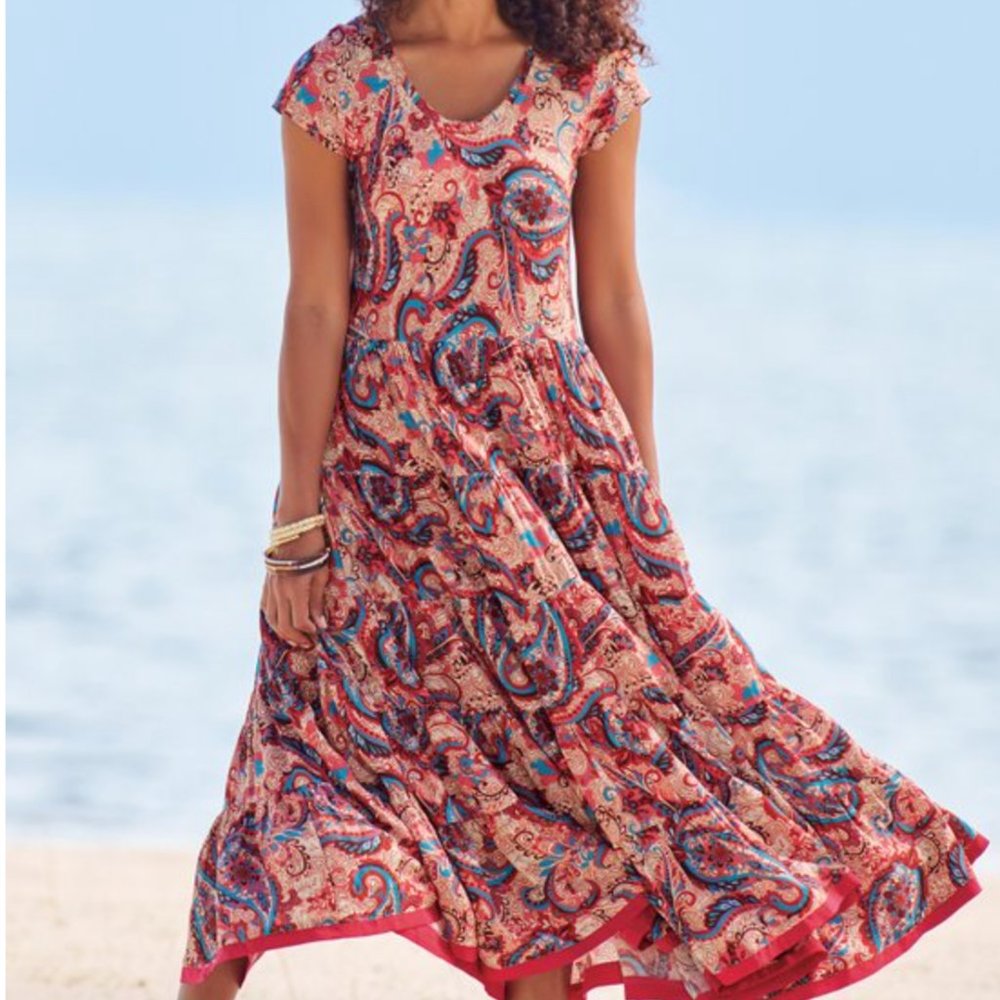 COPY - Soft Surroundings Kara Dress - Framboise PSLY